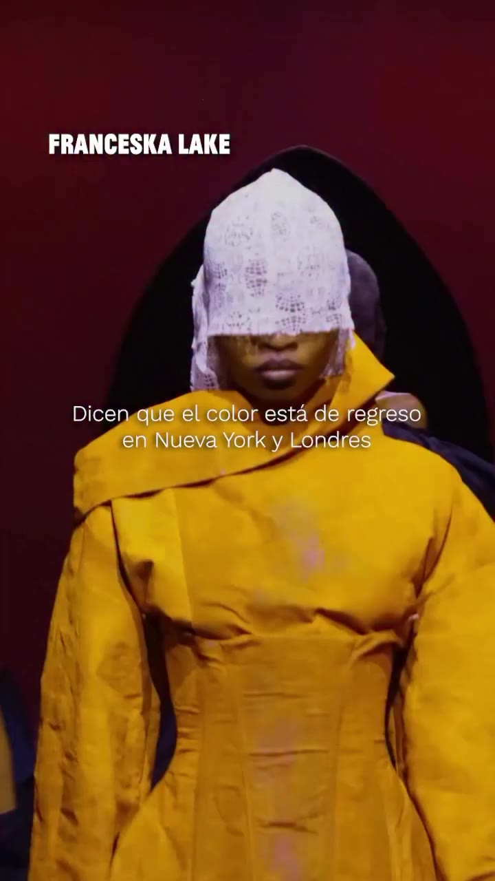 Mientras Londres y Nueva York anuncian el regreso del color, en Colombia…