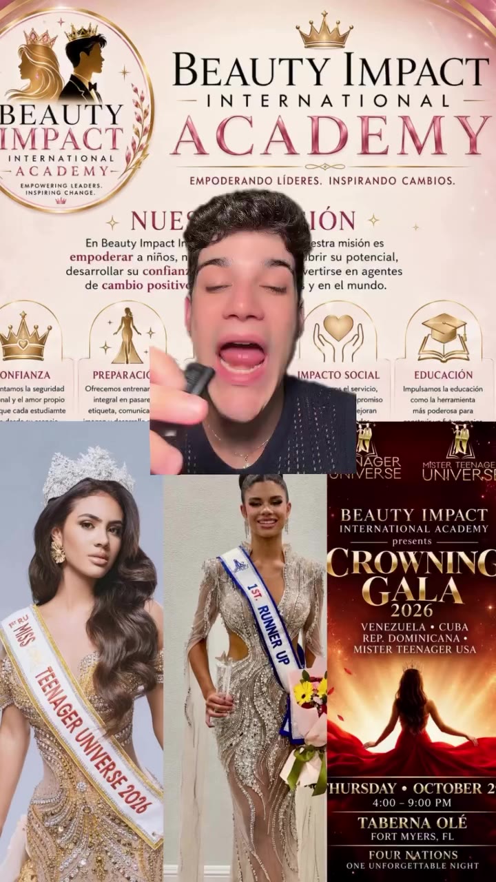 ✨NACE UNA ACADEMIA DE REINAS Y MODELOS EN FLORIDA, USA✨ se trata de…