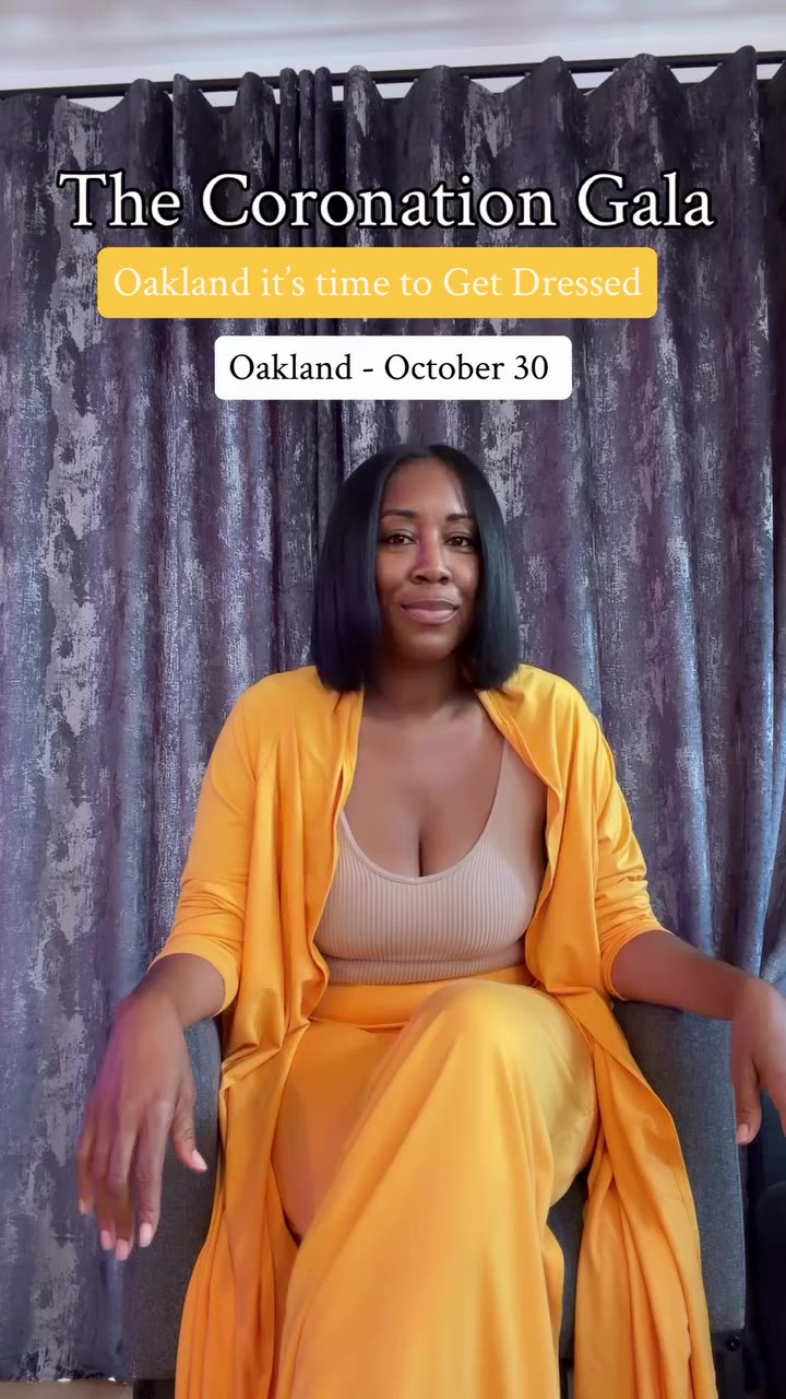 Oakland, it’s time to get dressed. 👑 The Coronation Gala is happening October…