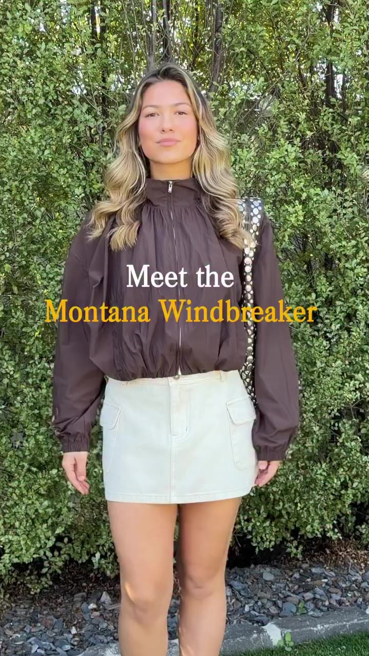 meet your newest obsession: the montana windbreaker 🩵🤎💛