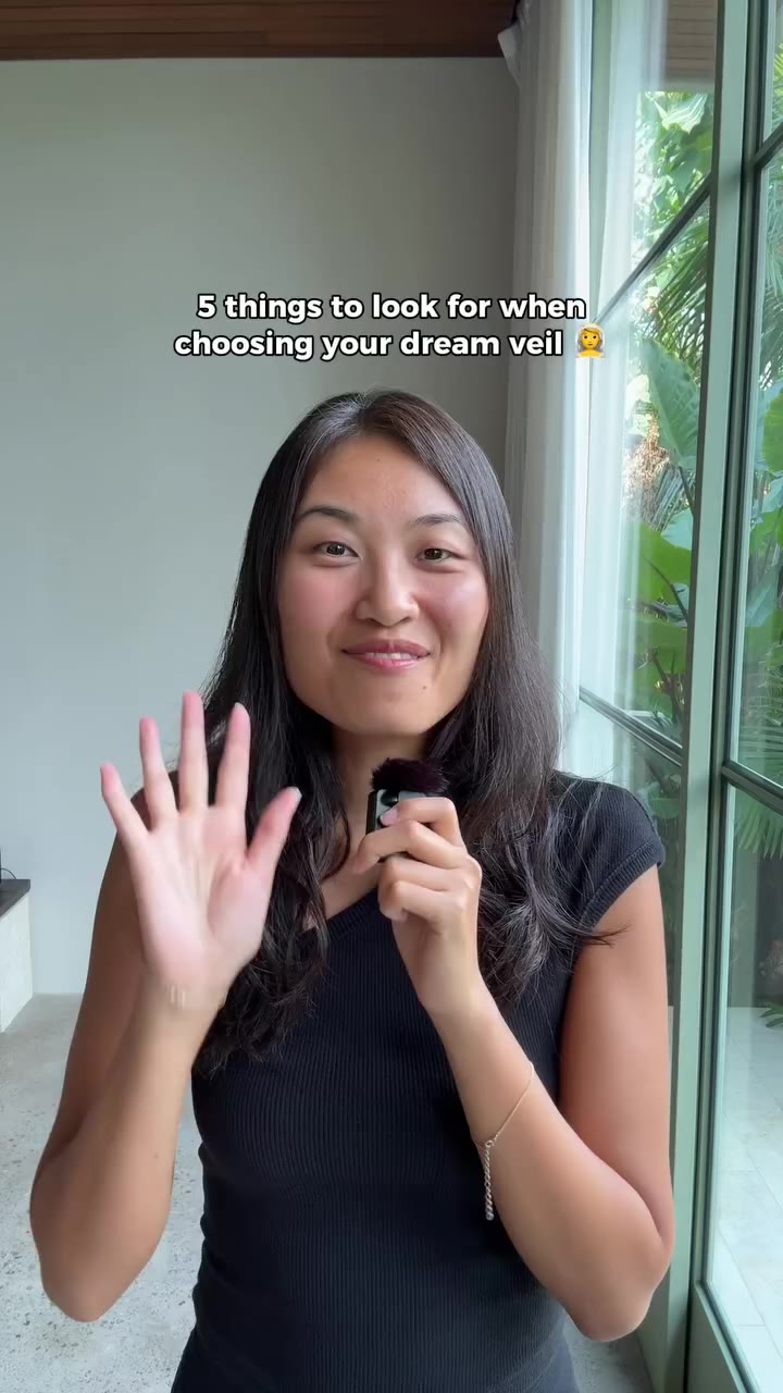 5 things to look for when choosing your dream veil 👰🏻‍♀️🤍
