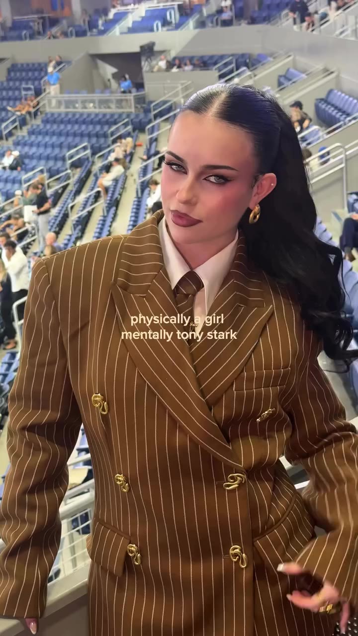 Walking into the US open @dove suite like tony stark #avengers #fashion…