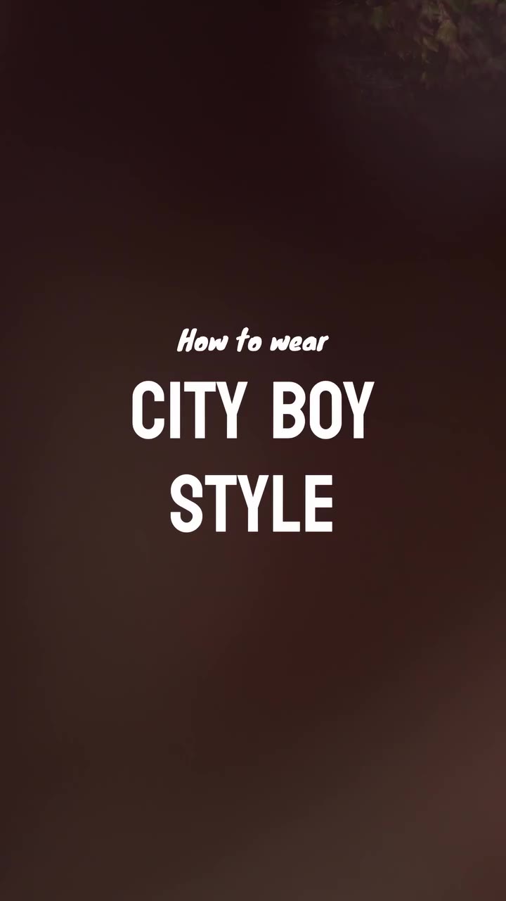 Fall City Boy 🍂🍁 Draped in fall colors in a relaxed silhouette✨ As much as I…