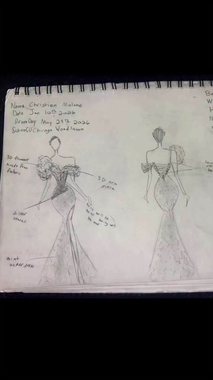 Watch me create this 3D style beaded prom dress 😍 #prom2026…