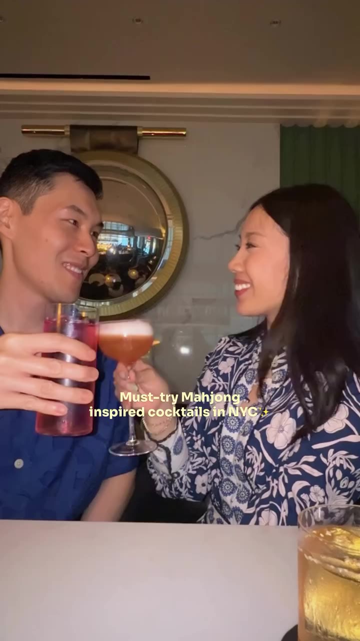 Must-try Mahjong inspired cocktails in NYC 🀄️🍸✨ @hutongnyc just launched…