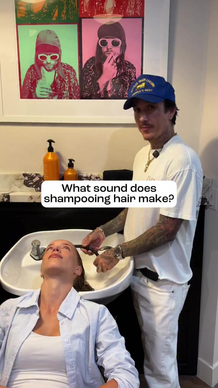 Nailed it @domdom 🤣 the blow dryer is our new favorite sound