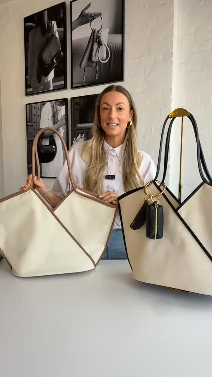 Our Founder @_sophie_doyle takes you through the new Eva Tote in Canvas in two…