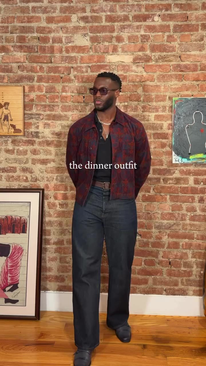 love this jacket more and more every time I put it on 🤞🏾 tonight’s dinner…