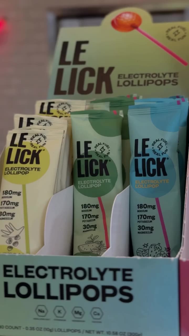We’ve officially reached the point where I’m eating my electrolytes like…