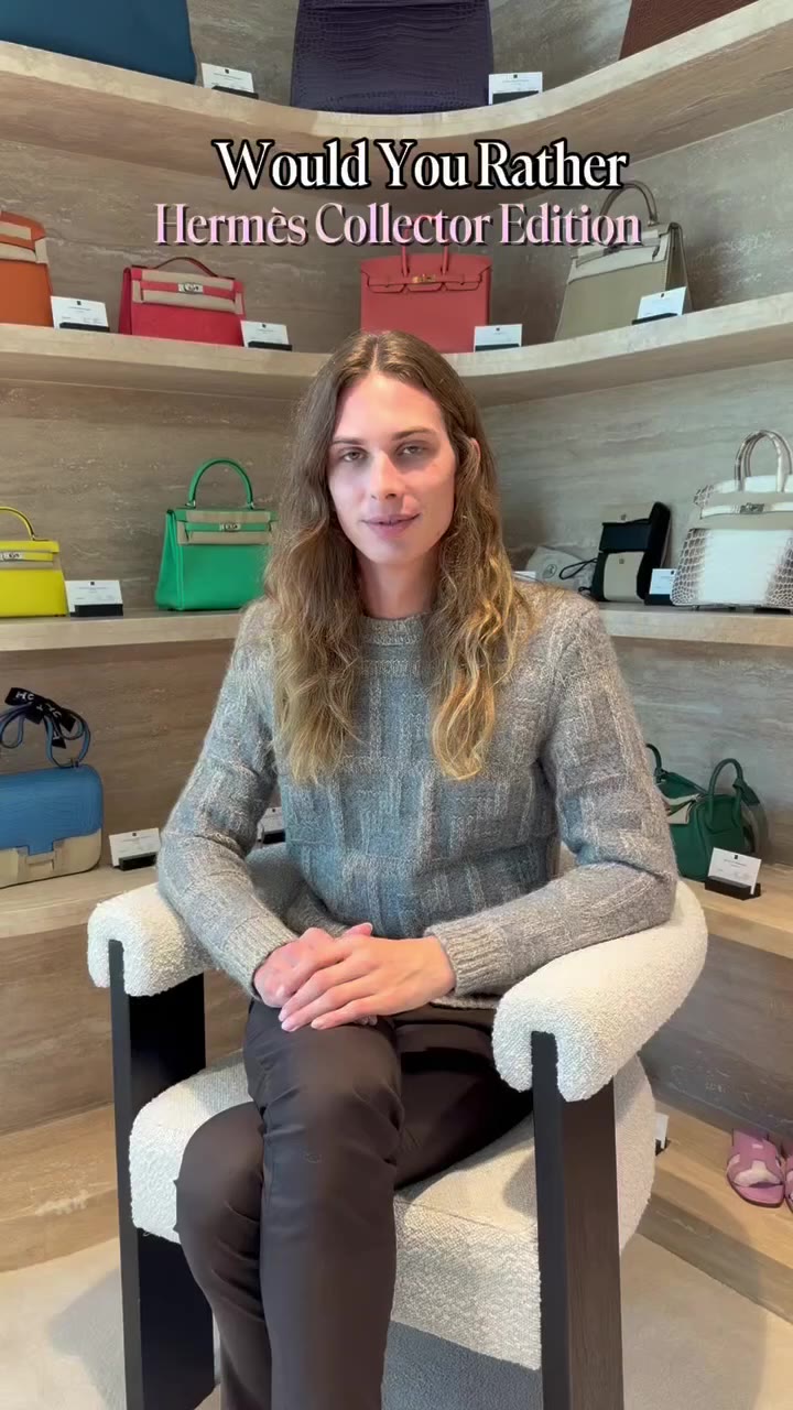 “Would you rather?” I’d rather have both, thanks 🤪👜 🎥 @thehermesclub…