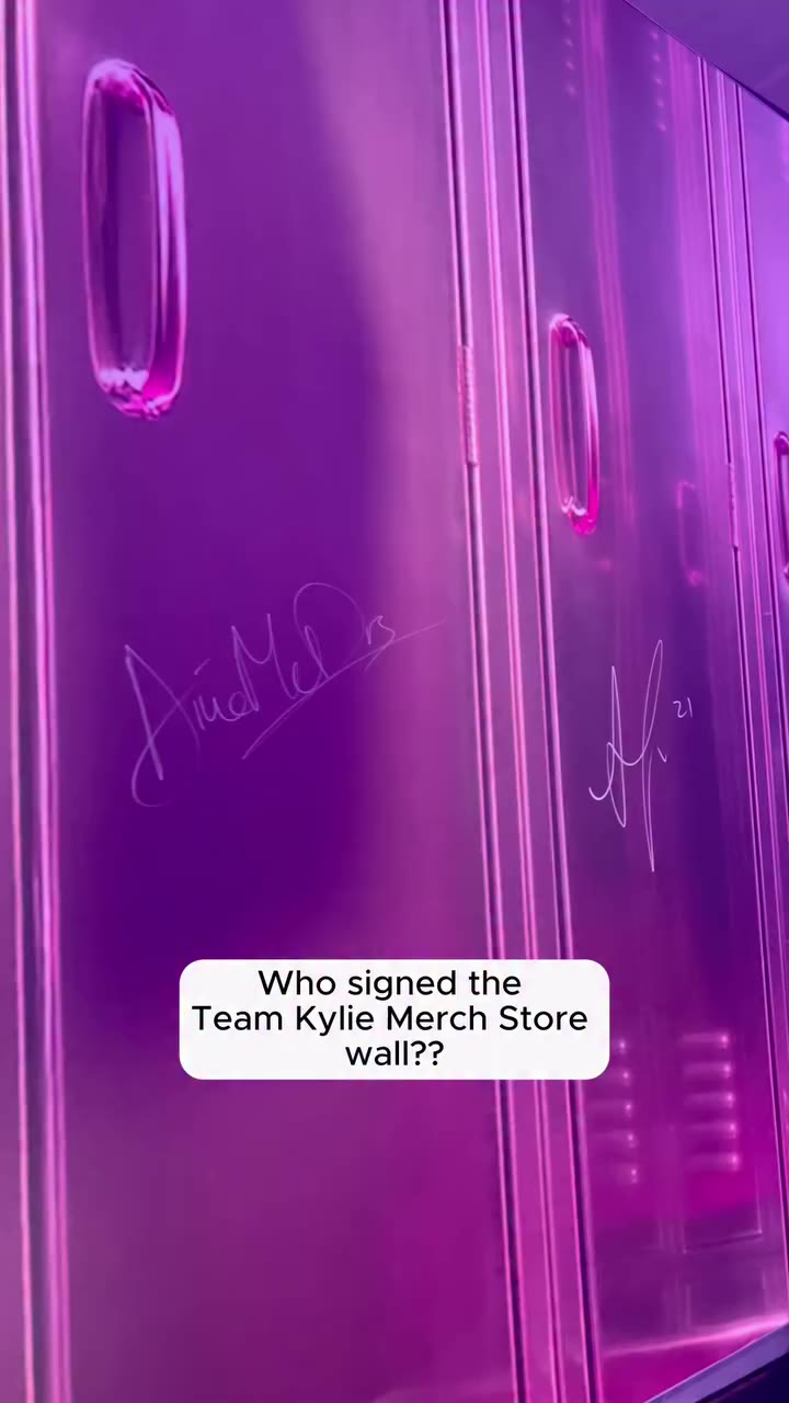 Shoutout to my footy friends who joined me at the Team Kylie Merch Store and…