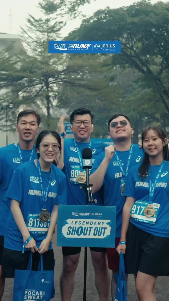 #PocariSweatRunBandung2026 hadir untuk mengajak orang berlari dan hidrasi yang…
