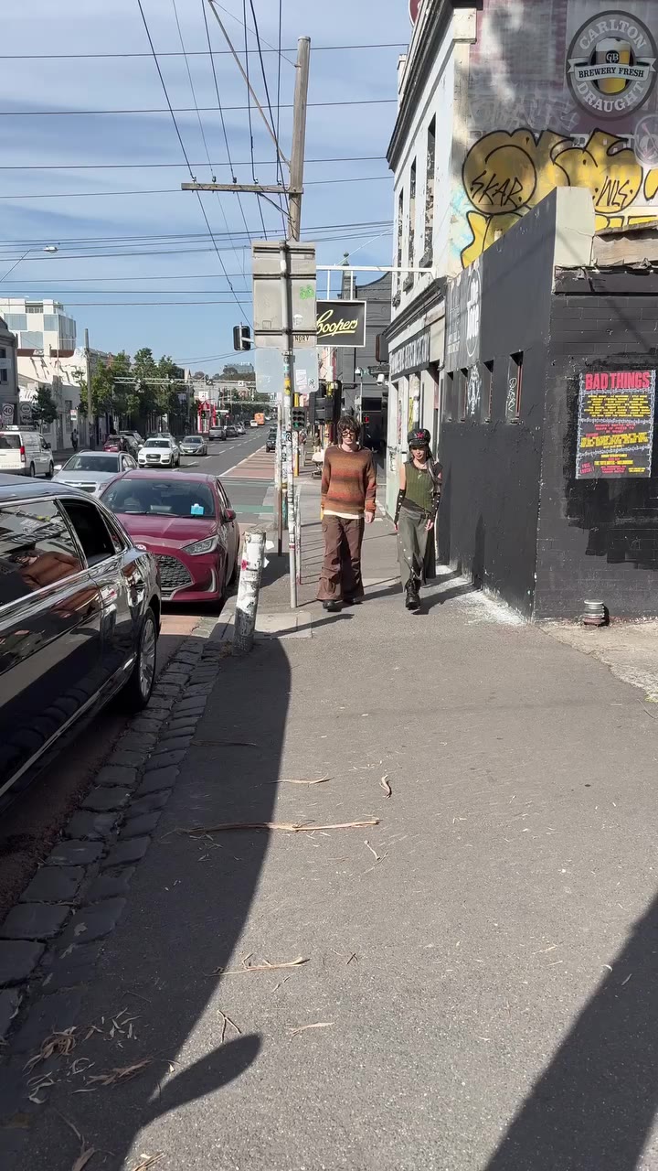 pausing for fit check 🚦