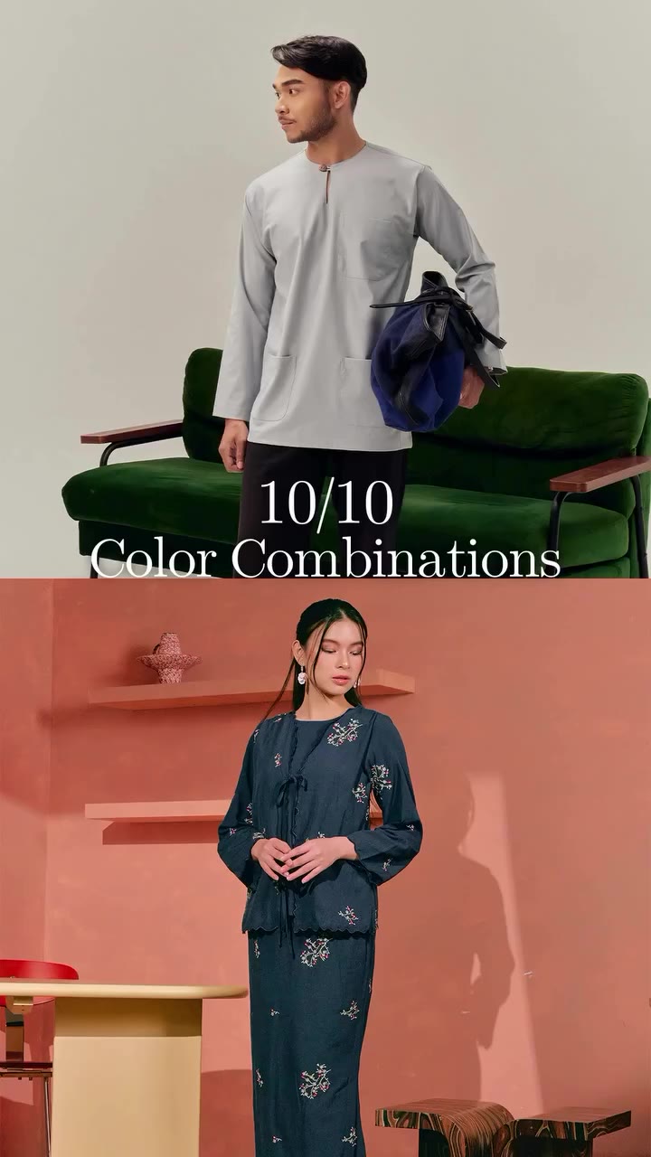More beautiful colour combo untuk korang try! Semua cantik dooh! #bulanbintanghq