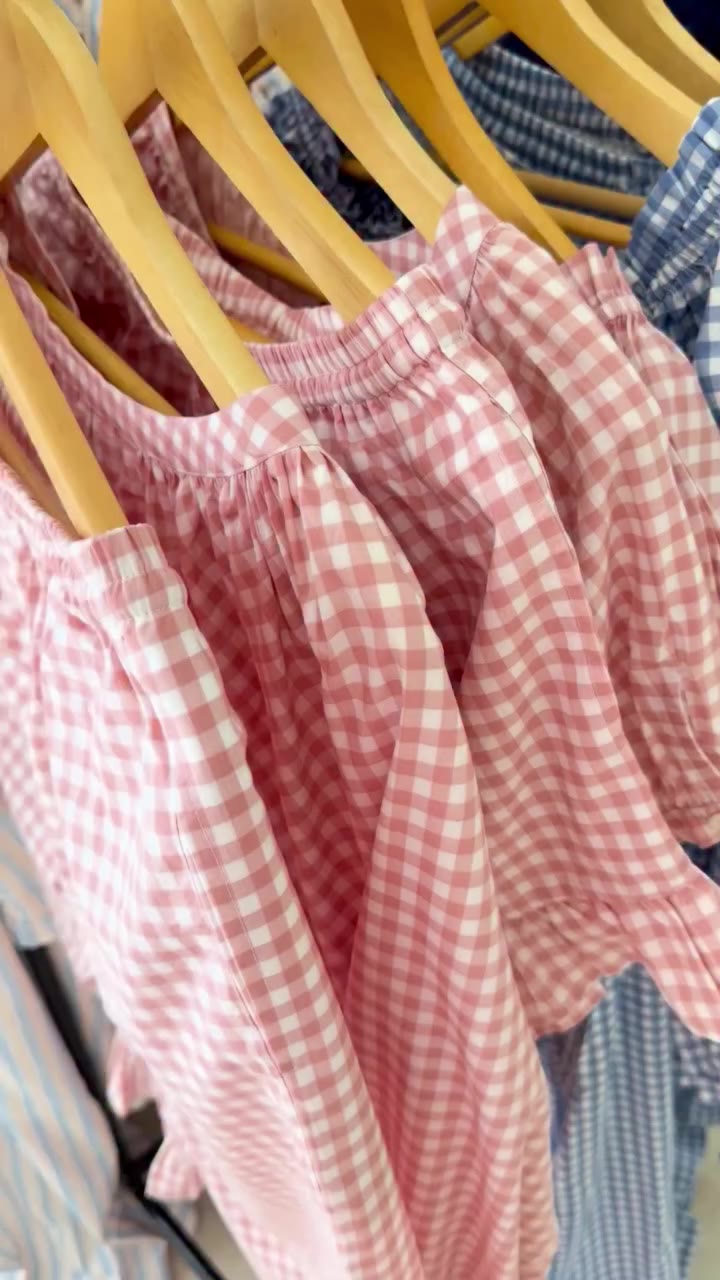 Behind the scenes in Bali, bringing our latest gingham collection to life…