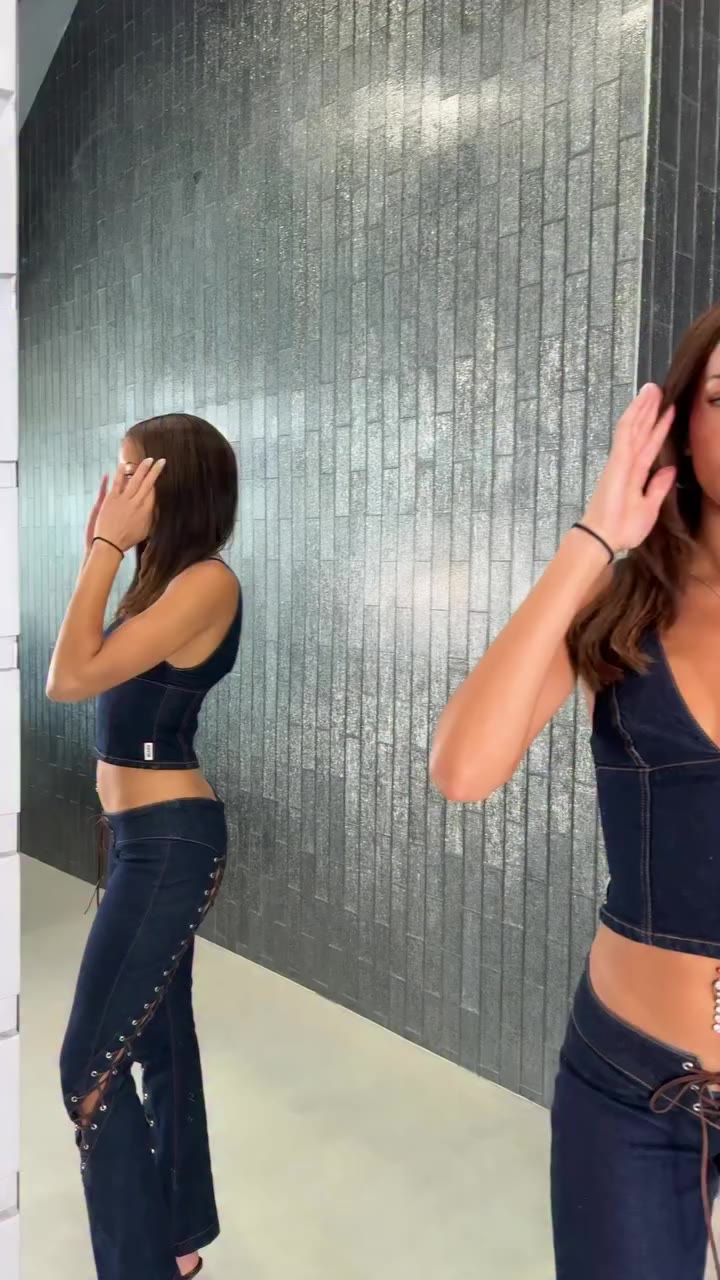 She looks goodddd @kaydabosse #revice #revicedenim #loveislandusa #kayda #denim