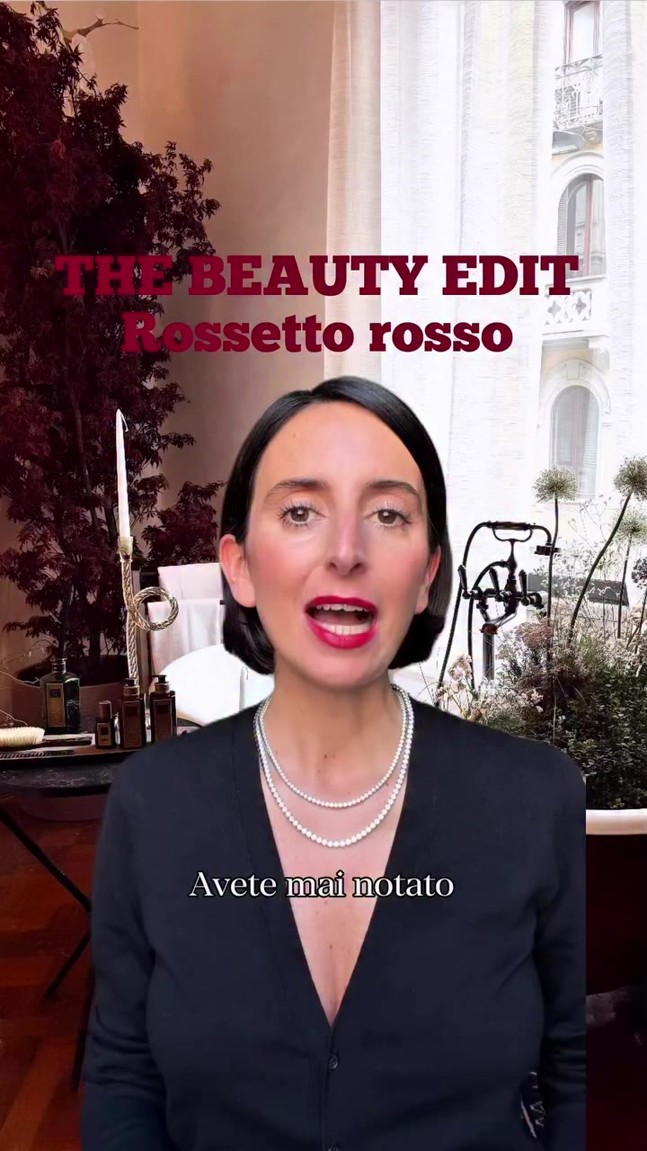 THE BEAUTY EDIT: il rossetto rosso Su alcune persone funziona meglio, su altre…