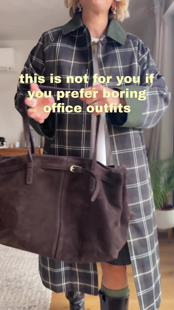 Office outfits, but make them actually fun. I spend enough of my life at work…