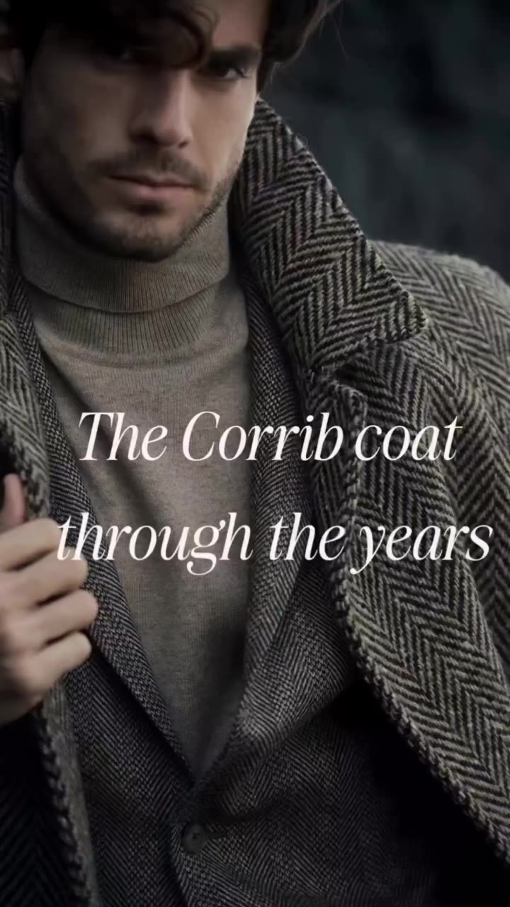 The 'Corrib' coat from @magee1866 #irishfashion #magee #print #irishdesign #CIFD
