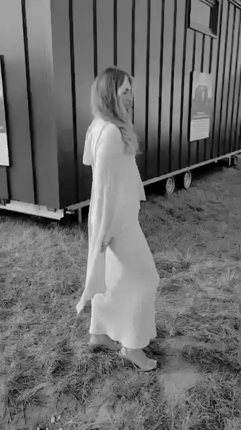 Nearly at the weekend 🩶 #knitwear #knitteddress #irishknitweardesigner