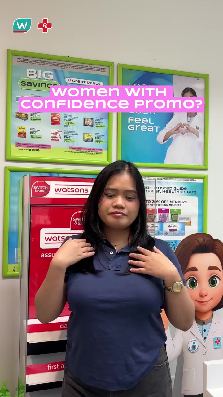 Confidence looks good on you. 💖✨ Stock up on your feminine care essentials…