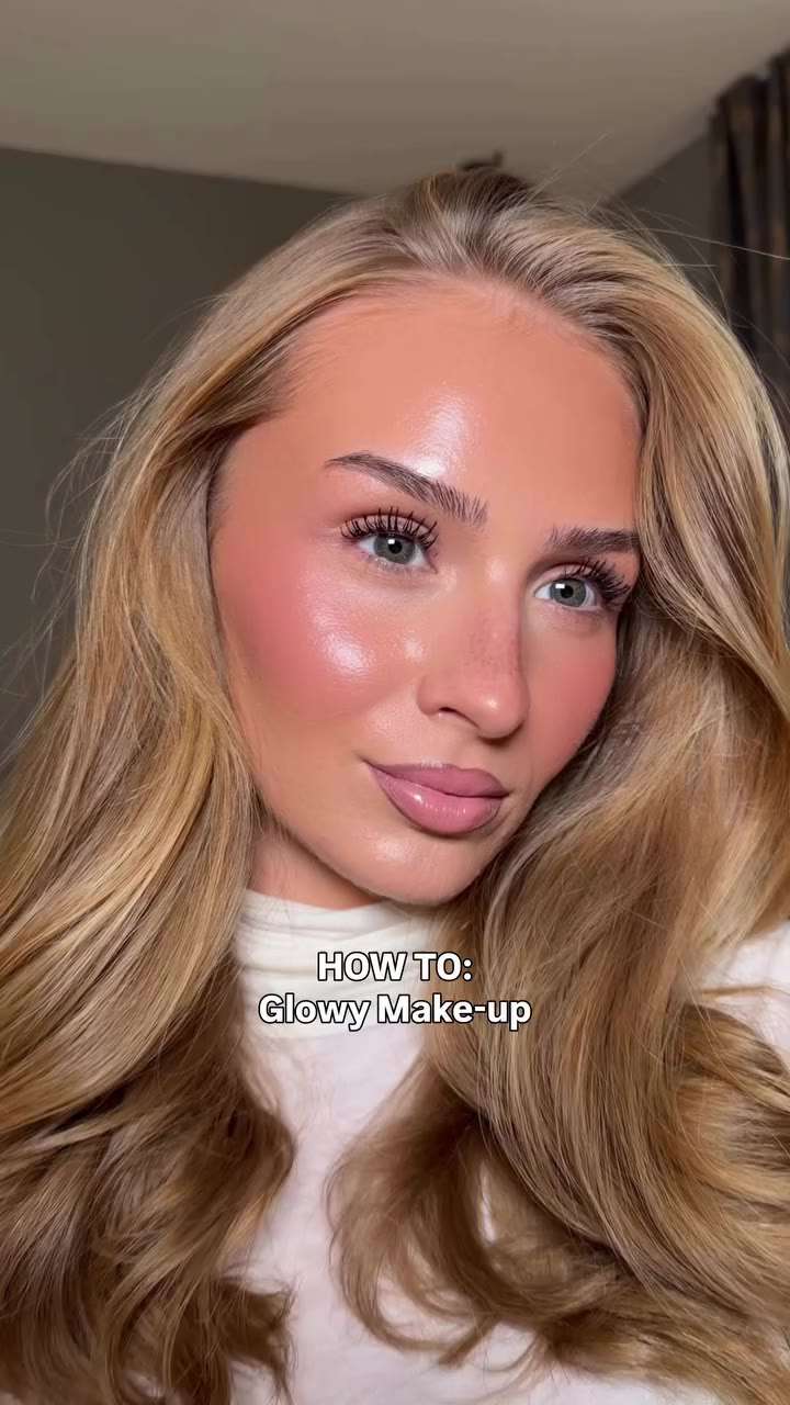 So bekommt ihr sofort ein Glowy Make-Up ✨ Anzeige benutzt einfach ein Milky…