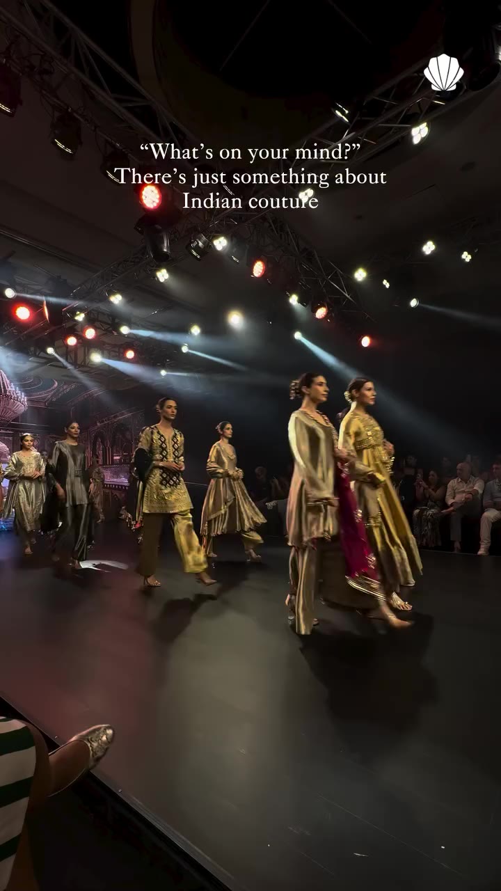 You know when you see Indian couture and suddenly your own wardrobe feels a…
