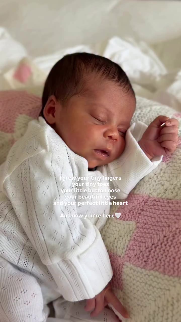 Two extra weeks of you and I still can’t believe I grew you 🤍 #motherhood…