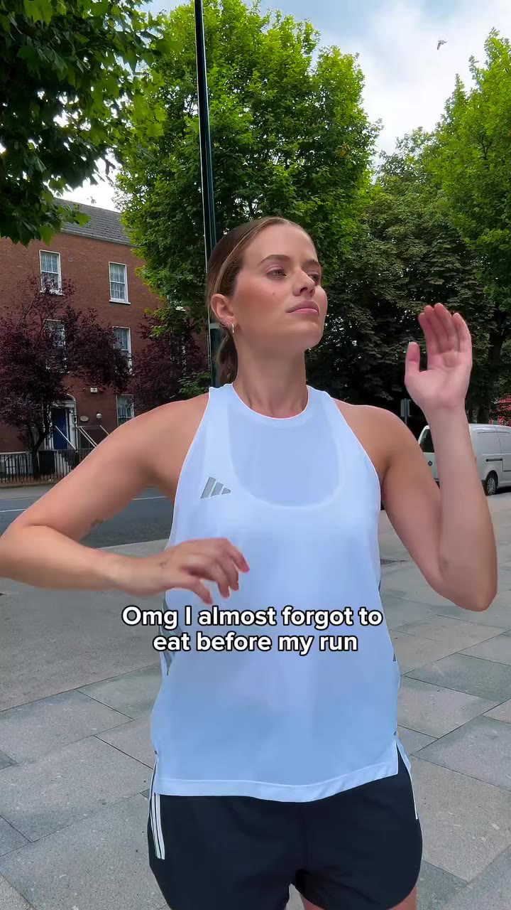 Omg I almost forgot to eat before my run!🤭💅