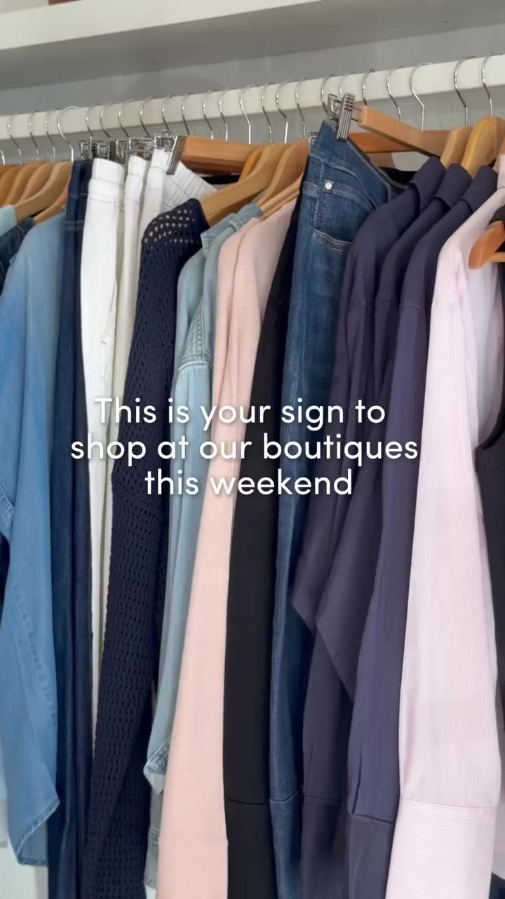 Shopping plans this weekend? Pop in, say hi, and discover what’s new in store.