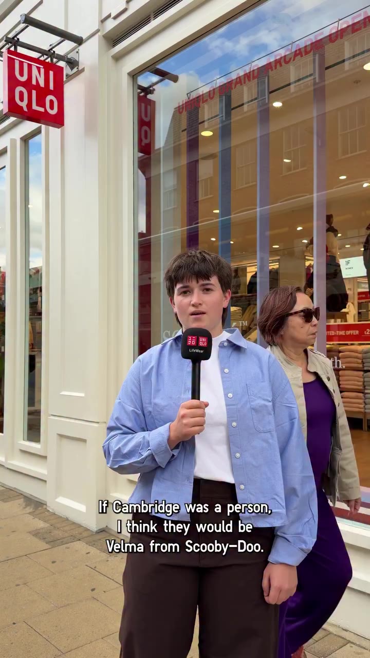 Welcome to Cambridge Grand Arcade, UNIQLO’s newest store! 🟥 We asked students…