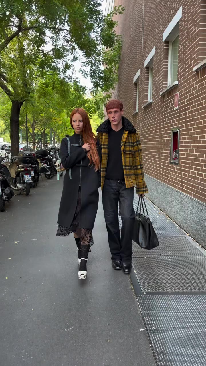 ginger twins at @fendi - invitation