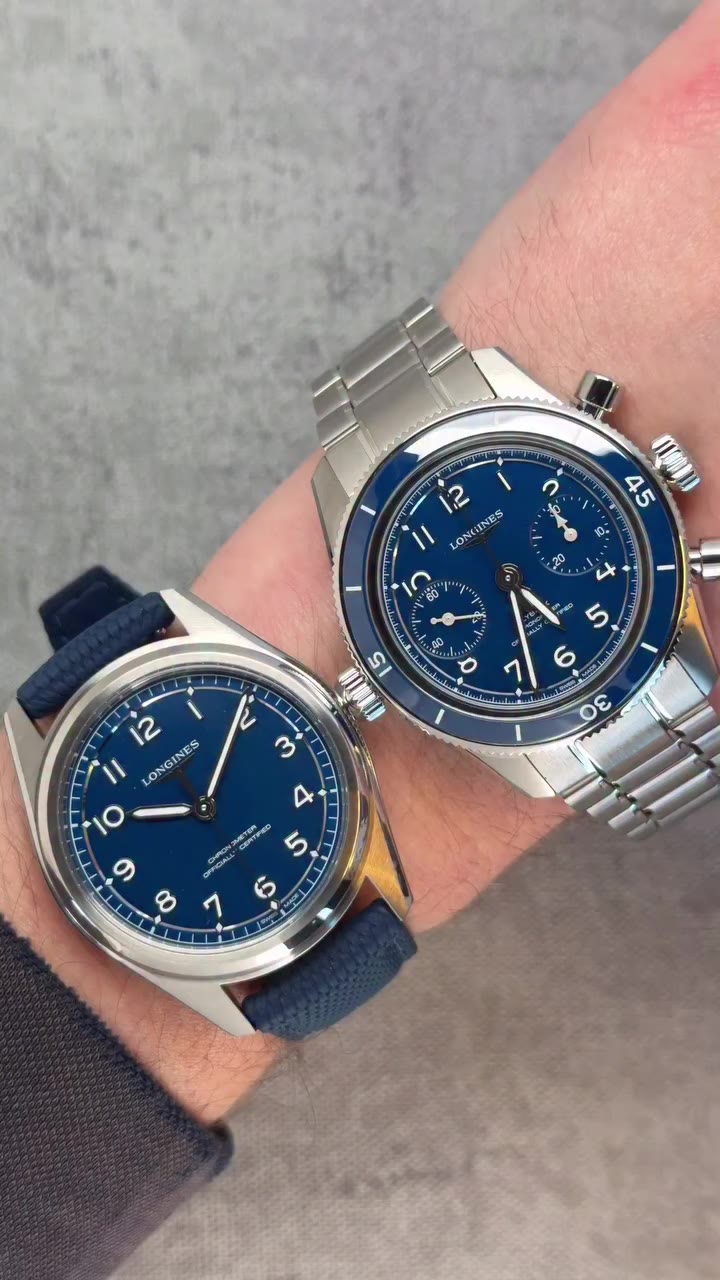NEW BLUE SPIRIT PILOTS YOU MIGHT 💙: Today, @longines debuts new Spirit Pilot…