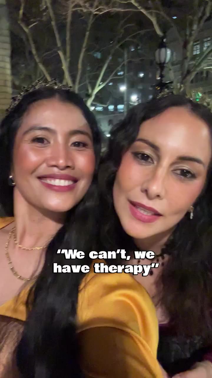 “We can’t, we have therapy.” The therapy: Spamalot the Musical 😂🎭✨ Because…
