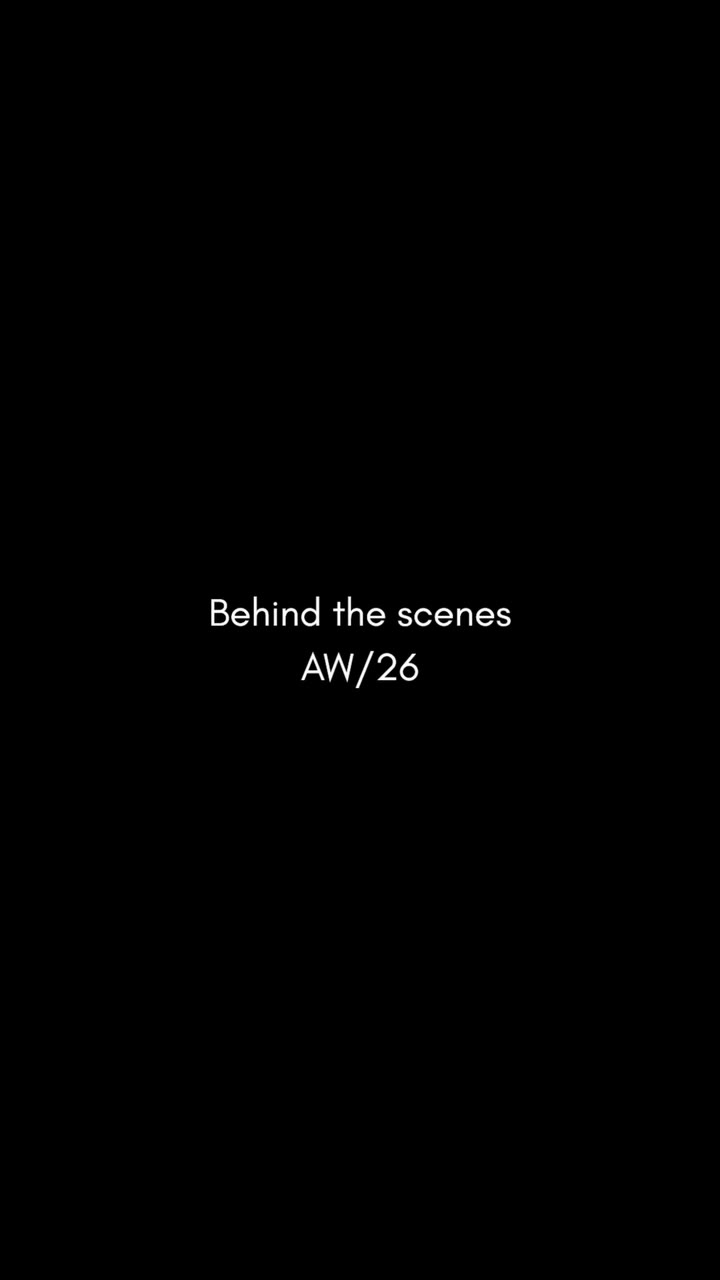A glimpse behind the scenes of AW26. Iconic silhouettes, soft textures and…