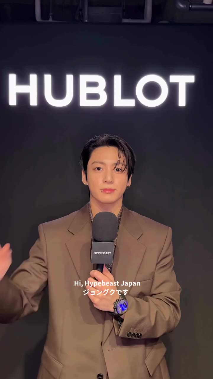 @hublot 銀座ブティックを訪れるために来日した HUBLOT グローバルブランドアンバサダーの @mnijungkook…