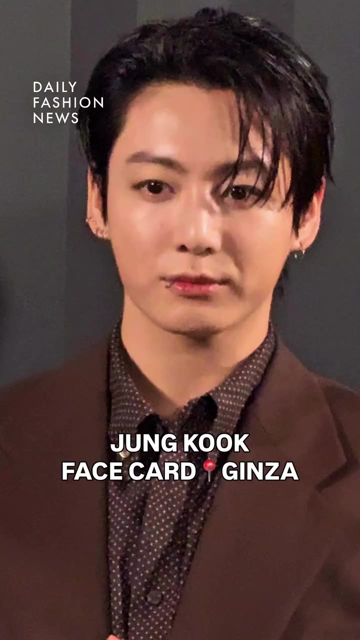 JUNG KOOK FACE CARD 📍SONY PARK, HUBLOT NIGHT, GINZA @hublot @mnijungkook…