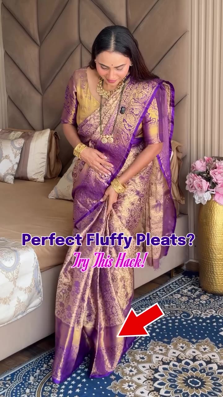 30 Days, 30 Saree Hacks Episode 1/30 Small saree hacks that make a BIG…