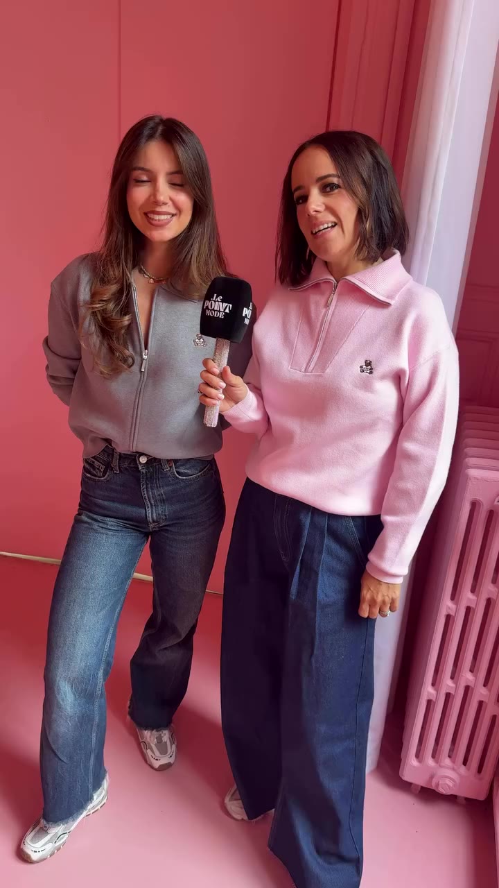 Le #pointmode d’Alizée et sa fille @badouchatelain qui lancent leur deuxième…