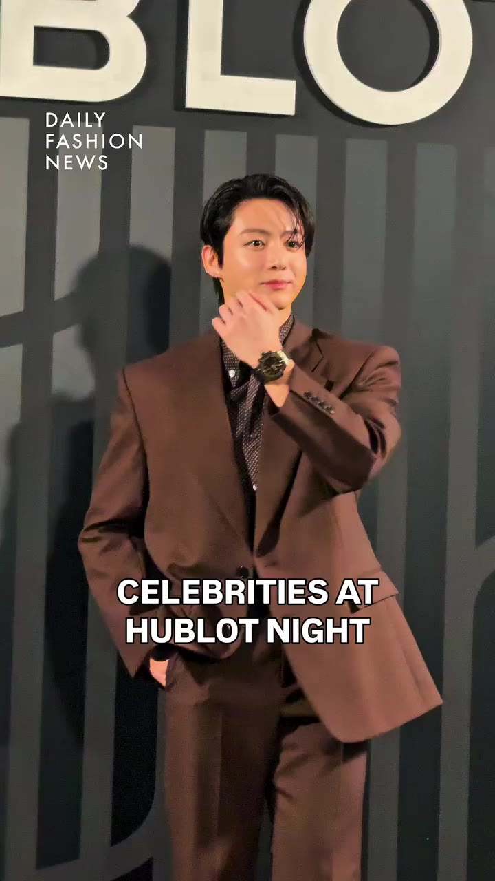 JUNG KOOK AND JAPAN’S STARS AT HUBLOT NIGHT ⌚️✨ Jung…