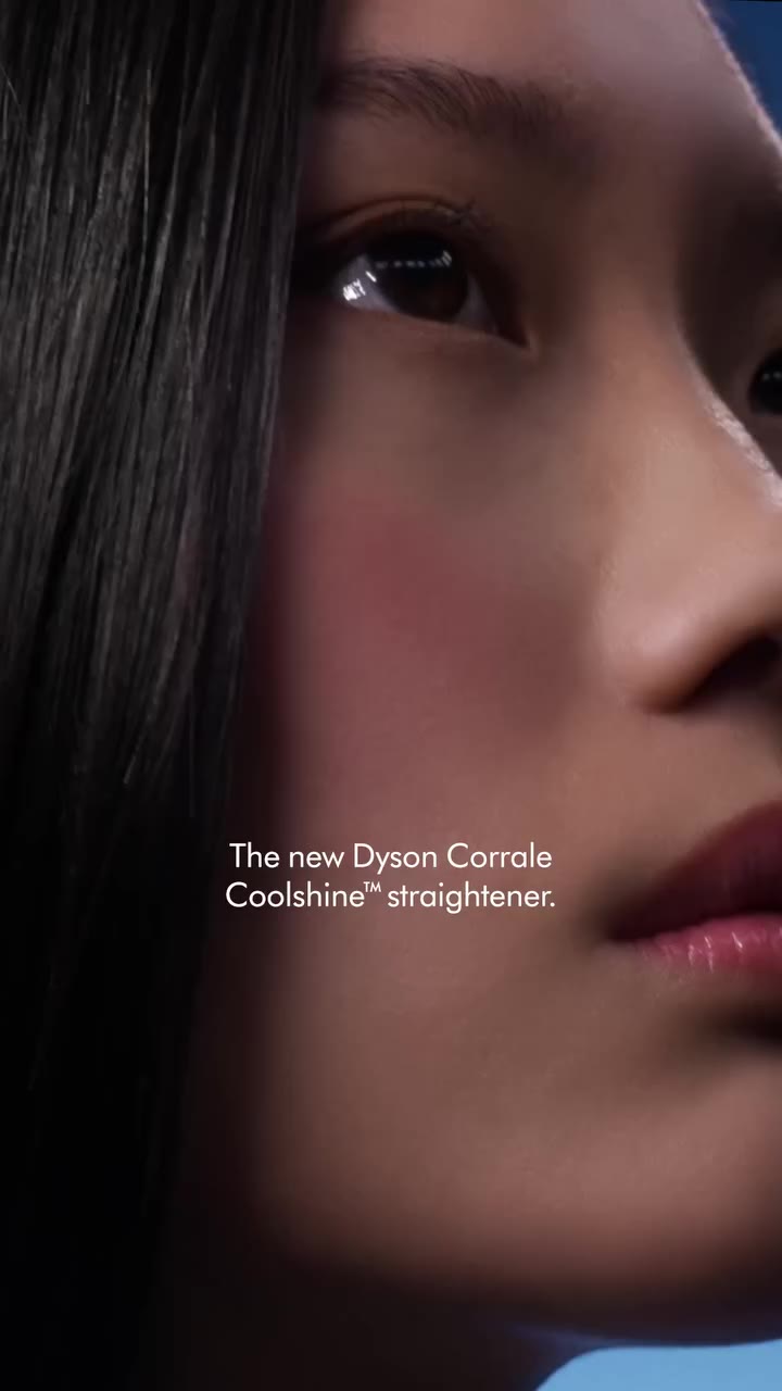 Shine light years ahead The new Dyson Corrale CoolShine™ hair straightener…