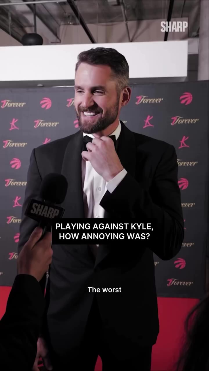 Kevin Love on Kyle Lowry’s retirement and his legacy with the Raptors 🧡 🎥…