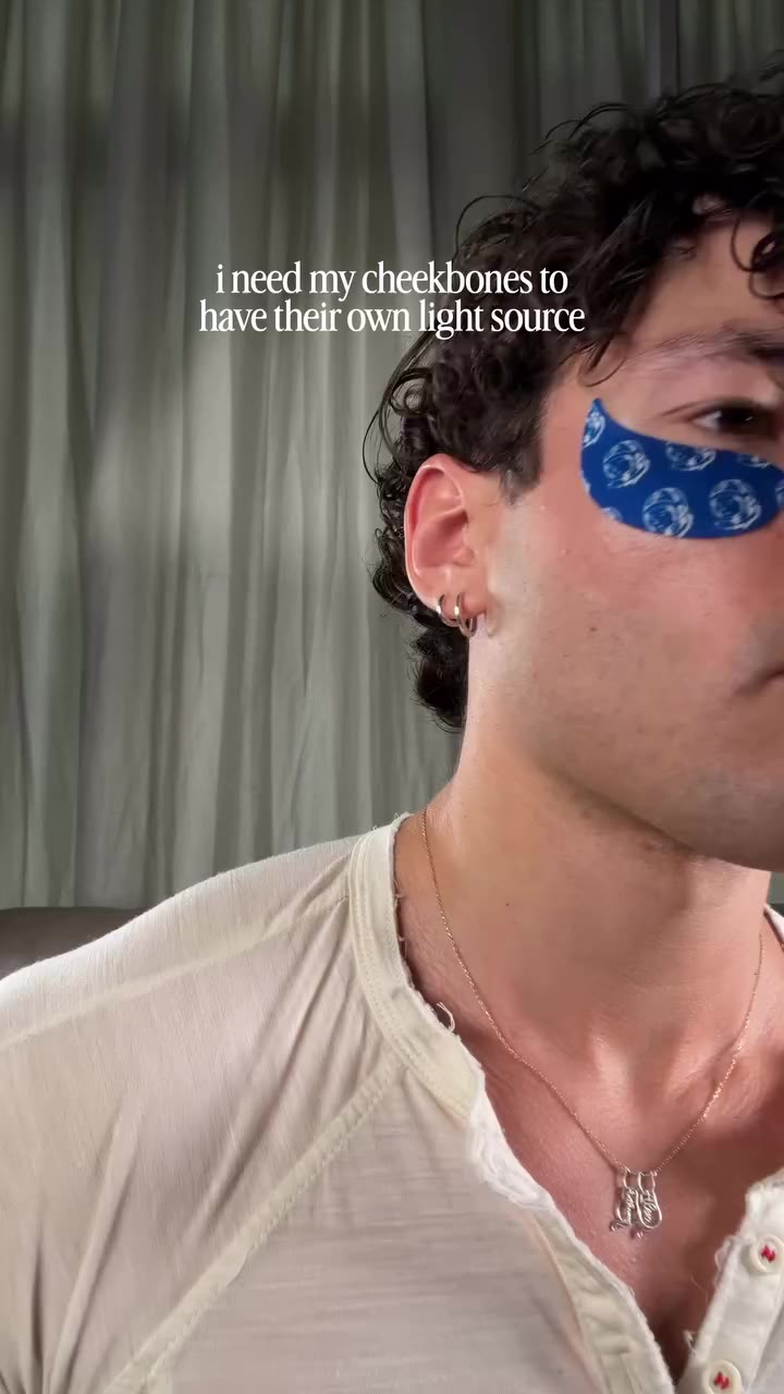 dew diligence this dewy skincare routine: eye patches @topicals moisturizer…