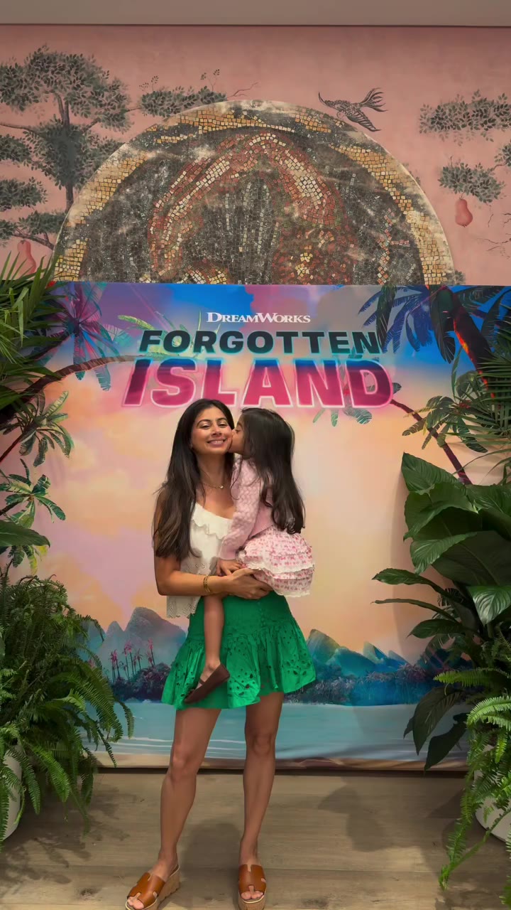 A little movie date with my girl. @forgottenislandmovie was such a fun, laugh…