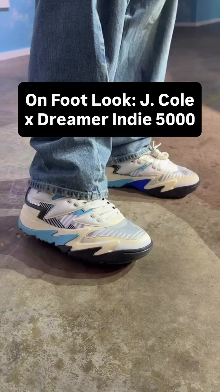On foot look at the J. Cole x Dreamer Indie 5000, confirmed to release in…