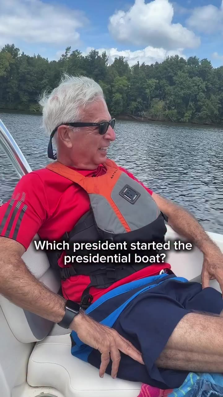 Asking my dad questions about the presidents: looks best in a life jacket