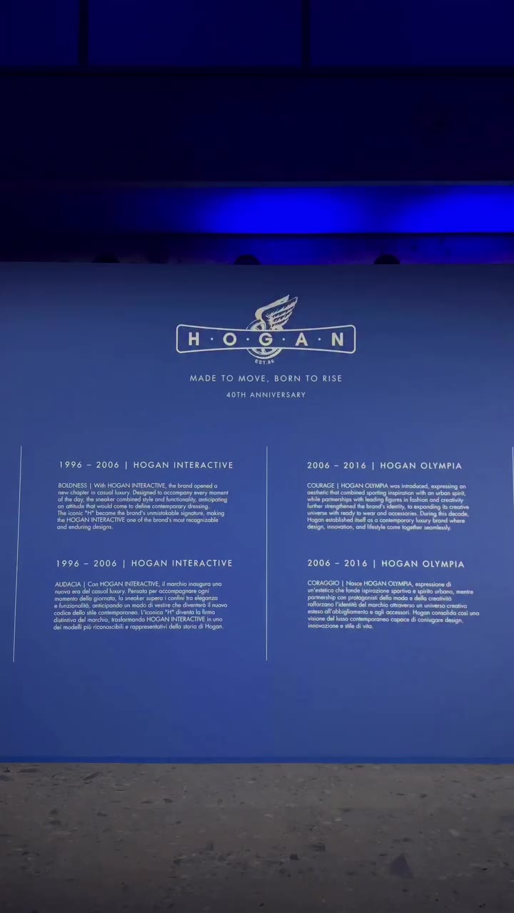 40 years of motion and pure evolution. @hoganbrand marked four decades during…