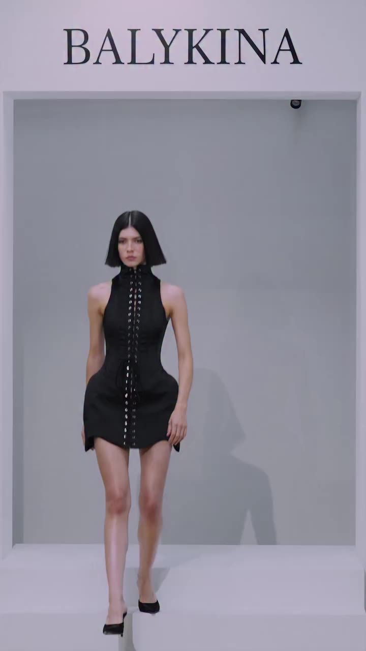 Milena dress black DÉBUT collection Fall/Winter 26-27