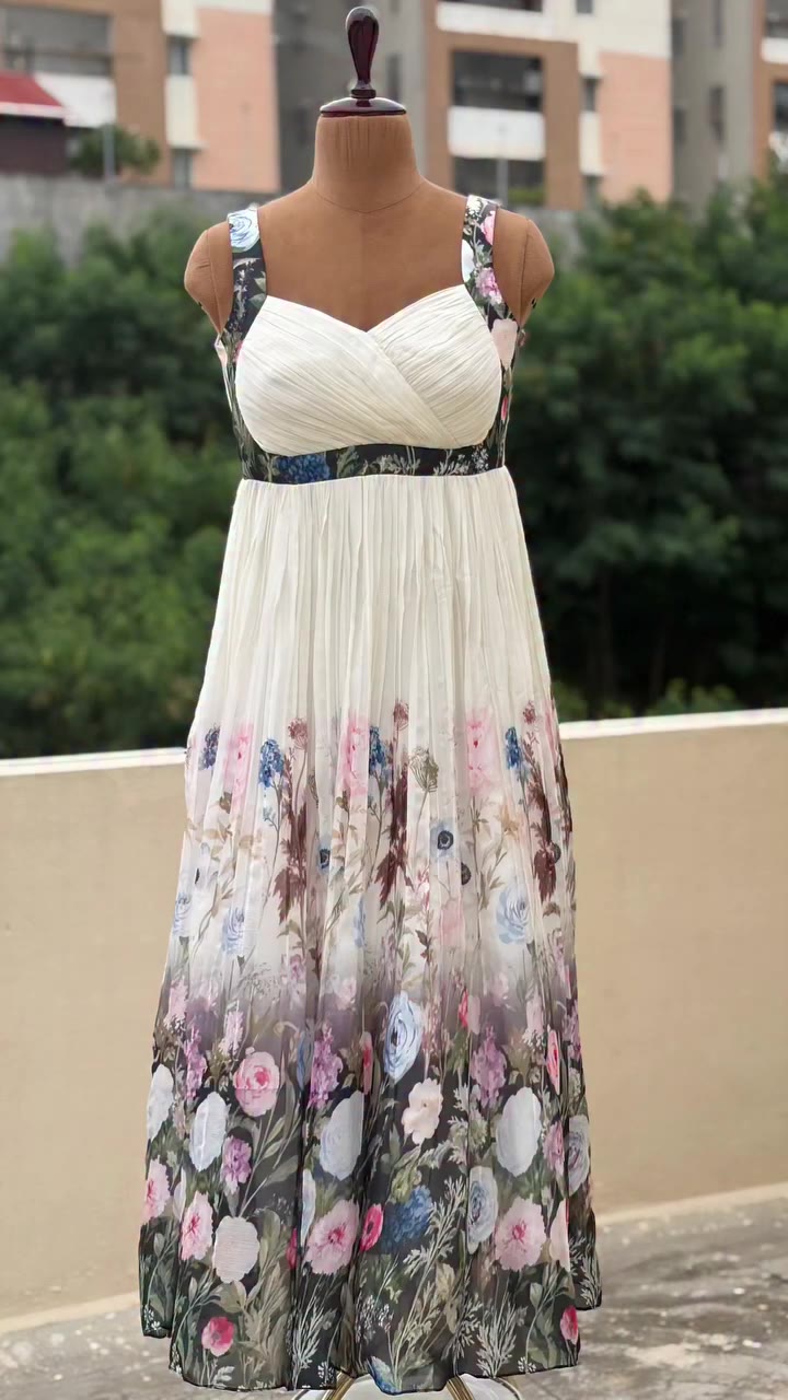 As the monsoon breathes new life into everything around us, this dress lets…
