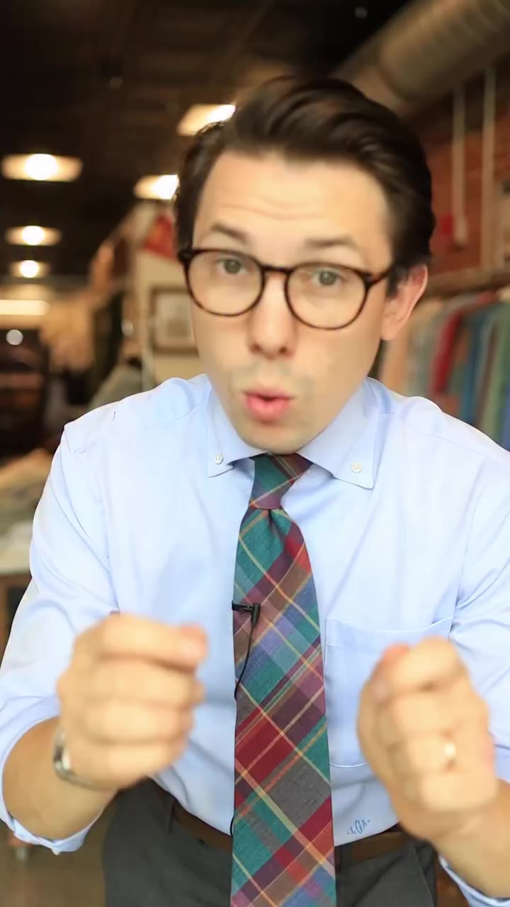Whenever I see someone in a tie that isn’t a standard suit I get excited! This…